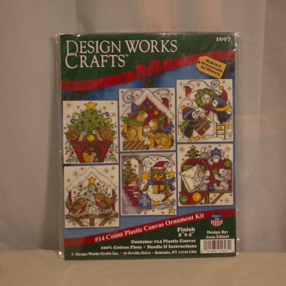New in Package Design Works Crafts Home for Christmas Counted Cross Stitch Kit - Picture 3 of 4